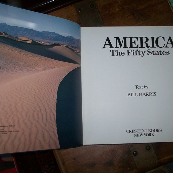 Photographic America The Fifty States USA  Coffee Table Book HB 1992 Bill Harris - Picture 2 of 6